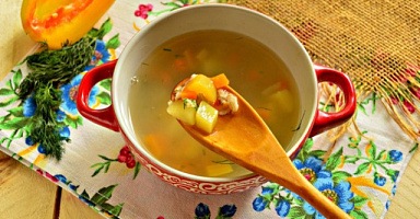 Индийский пряный суп с рисом